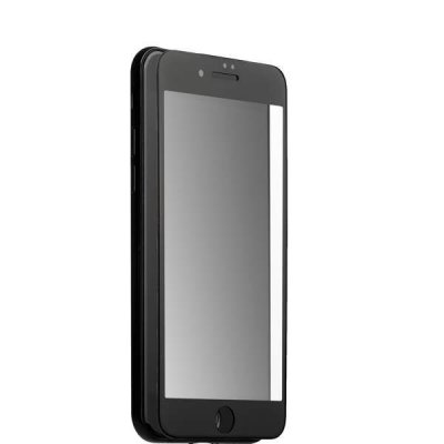 Защитное стекло iPhone 7/8 Plus матовое антиблик (черный)