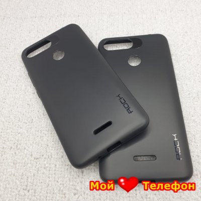 Чехол силиконовый для Xiaomi Redmi 6 черный (Rock)