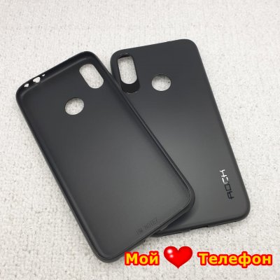 Чехол силиконовый для Xiaomi Redmi Note 7/Note 7 Pro черный (Rock)