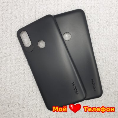 Чехол силиконовый для Xiaomi Mi A2/6X черный (Rock)