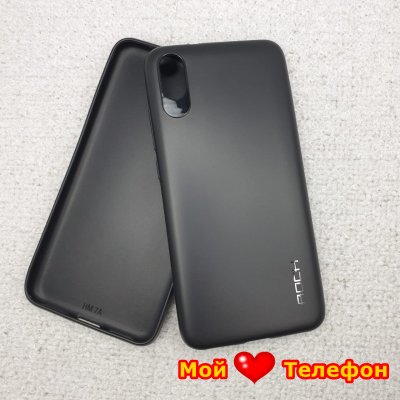 Чехол силиконовый для Xiaomi Redmi 7A черный (Rock)
