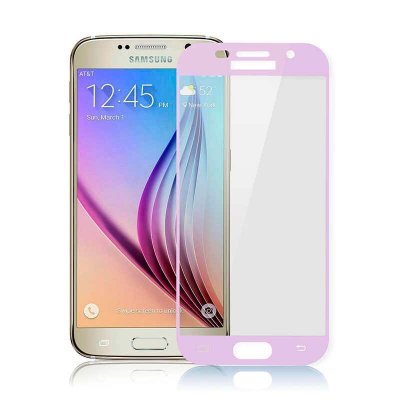 Защитное стекло Samsung A5 (2017) 3D Розовое