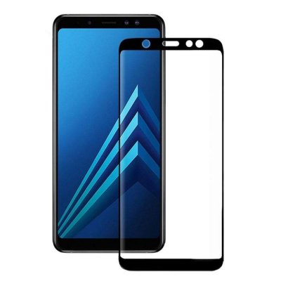 Защитное стекло Samsung A6 (2018) 5D Черное