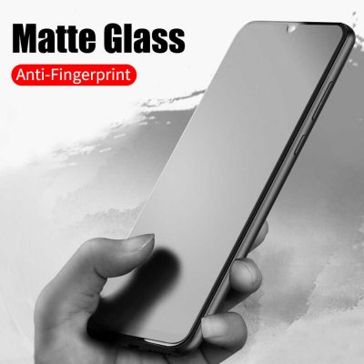 Защитное стекло Samsung A10/A10S/M10/Oppo A12/Realme 3 3D черное (матовый)