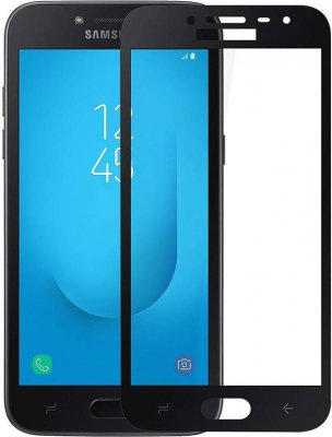 Защитное стекло Samsung J2 Pro (2018) 3D Черное