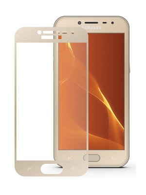Защитное стекло Samsung J4 (2018)/SM-J400F 3D Золотое