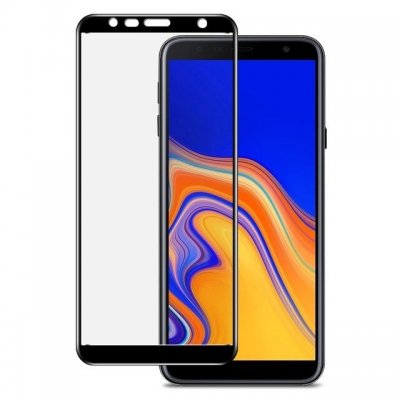 Защитное стекло Samsung J4 Plus/J6 Plus (2018) 3D Черное