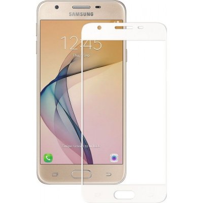 Защитное стекло Samsung J7 (2017)/J730 3D Белое