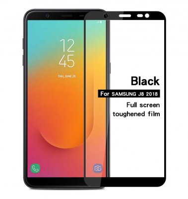 Защитное стекло Samsung J8 (2018)/J810 3D Черное