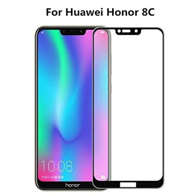 Защитное стекло Huawei Honor 8C/Honor Play 3D Черное