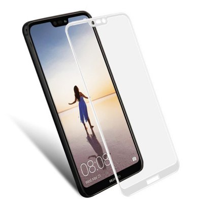 Защитное стекло Huawei Honor P20 Lite/Nova 3E 3D Белое