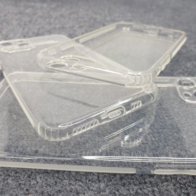 Прозрачный противоударный силиконовый чехол для iPhone 11 Pro Max с усиленными углами