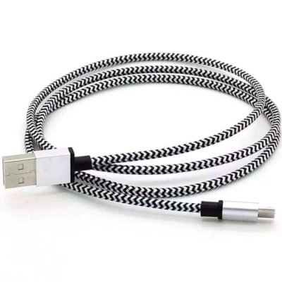 Тканевый кабель USB Micro 1A  HH-3  1м