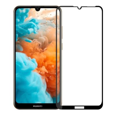 Защитное стекло Huawei Y6 (2019)/Enjoy 9e/Y6s/Honor 8A 3D черное