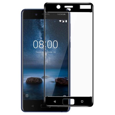 Защитное стекло Nokia 8 (2017) 3D Черное