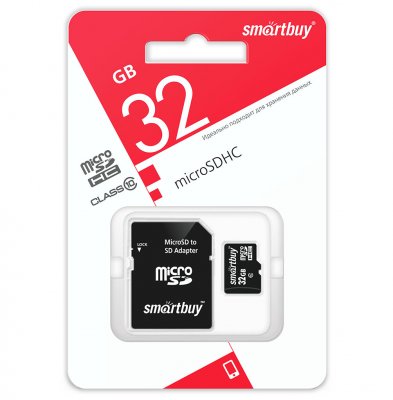 Карта памяти Smartbuy Micro SD 32GB (Class 10)