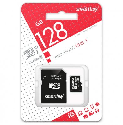 Карта памяти Smartbuy Micro SD 128GB (Class 10)