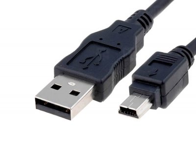 Шнур USB-A штекер - USB-MINI (5pin) штекер 1.8м (APH-455-1.8)