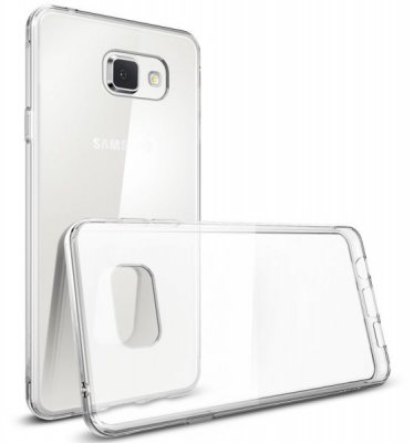 Чехол силиконовый для Samsung A7 2016 Прозрачный
