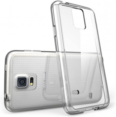 Чехол силиконовый для Samsung S5 Прозрачный
