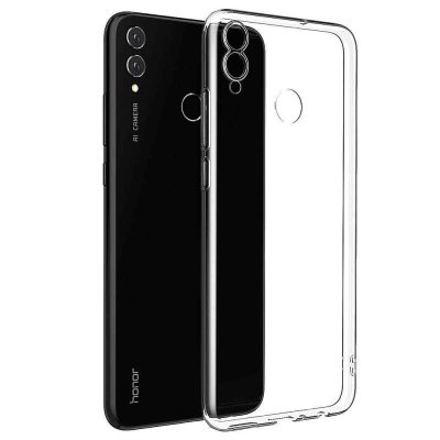 Чехол силиконовый для Huawei Honor 8C Прозрачный