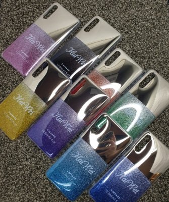Чехол силиконовый для Samsung A50/A30S/A50S Блестящий разноцвые