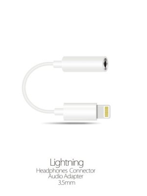 Переходник AC-01 для Apple Lightning - mini jack 3.5 10cm