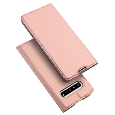Чехол-книжка для Samsung S10 DUX DUCIS (розовый)