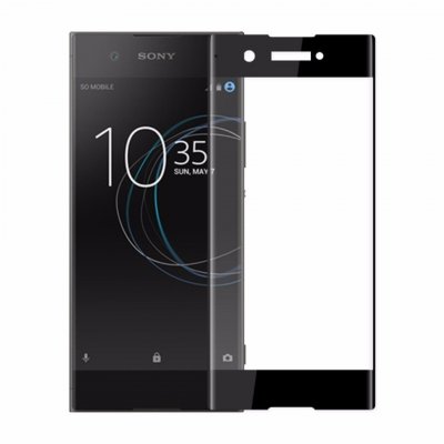 Защитное стекло Sony Xperia XA1 Plus 2D Черное