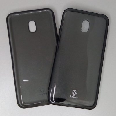 Чехол силикон Xiaomi Redmi 8A Baseus Темно прозрачный