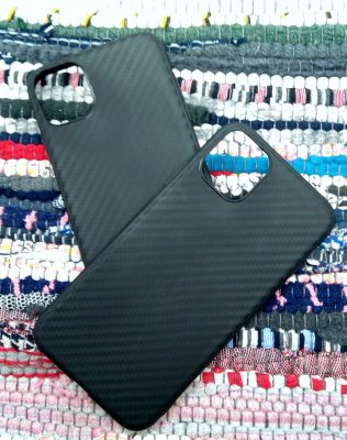 Чехол силикон iPhone 11 Карбон черный
