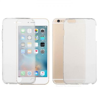 Чехол силикон iPhone 5/5s Прозрачный двухсторонний