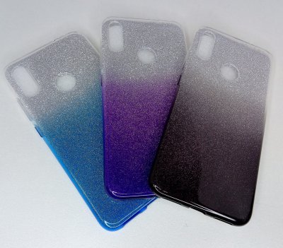 Чехол силикон Xiaomi Redmi Note 7/Note 7 Pro Блестящий разноцветные