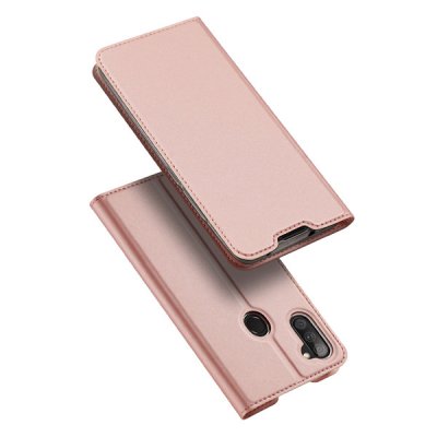 Чехол-книжка для Samsung A11/M11 DUX DUCIS (розовый)