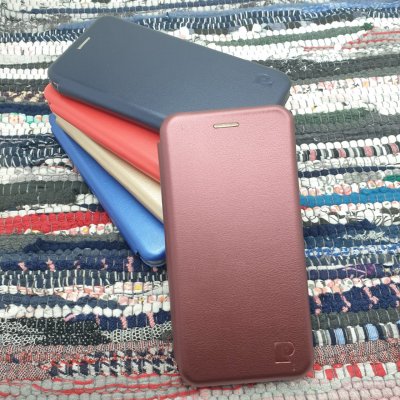 Чехол-книжка Huawei P40 Fashion Case (бордовый)