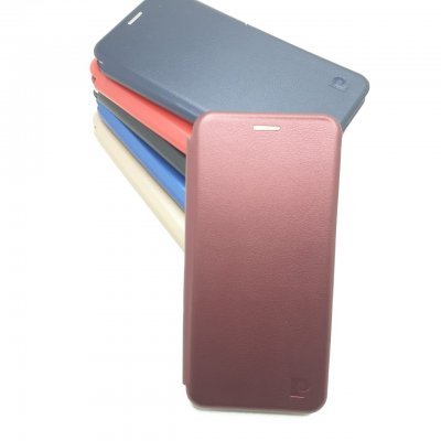 Чехол-книжка Xiaomi Mi 10/10 Pro Fashion Case (бордовый)