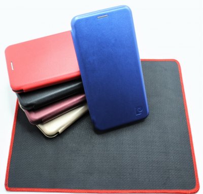 Чехол-книжка Xiaomi Redmi Note 7/Note 7 Pro Синяя Fashion Case