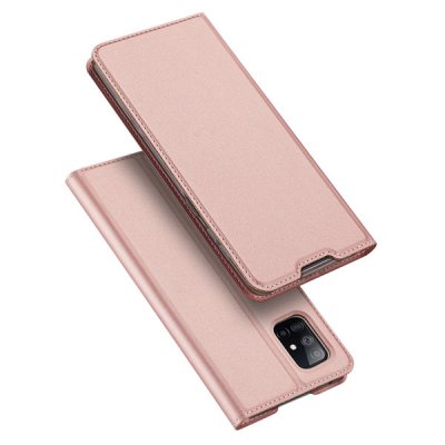 Чехол Samsung A71 книжка розовая DUX DUCIS