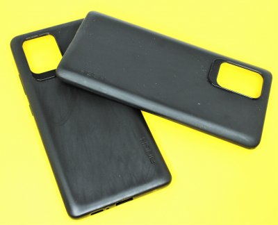 Чехол силикон Samsung S10 Lite/A91 Черный (Rock)