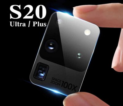 Защитная пленка на камеру для Samsung S20 Ultra (прозрачный)