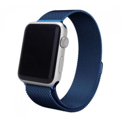 Ремешок для Apple watch 42-44mm Milanese loop (Металл) Синий