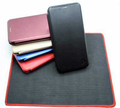 Чехол-книжка Samsung A30/A20 Черная Fashion Case