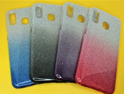 Чехол Samsung  A30/A20 Блестящий разноцвет