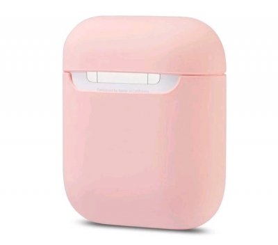 Чехол AirPods 2 Silicone Pink Stand