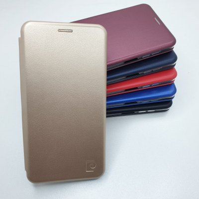 Чехол-книжка для Xiaomi Redmi Note 9S/9 Pro/9 Pro Max (золотая) Fashion Case