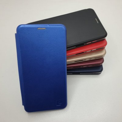 Чехол-книжка для Xiaomi Redmi Note 9S/9 Pro/9 Pro Max (синяя) Fashion Case
