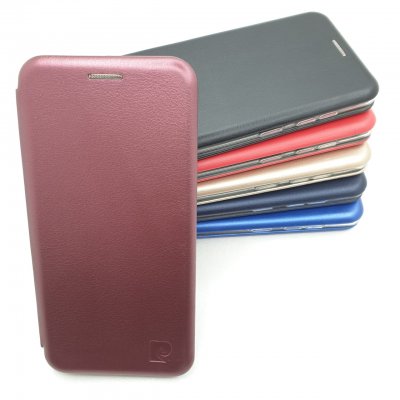 Чехол-книжка для Samsung A41 Fashion Case (бордовый)