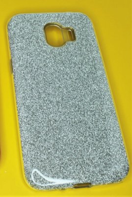 Чехол силикон Samsung J2/2018/J2 PRO блестящий серебристый