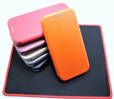 Чехол Книжка Samsung  J5/2017 Оранжевая Fashion Case