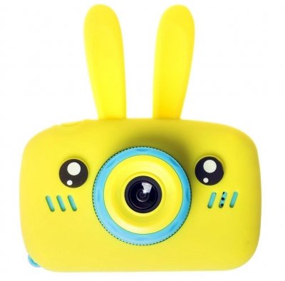 Детский цифровой фотоаппарат Childrens Fun Camera Rabbit (желтый)